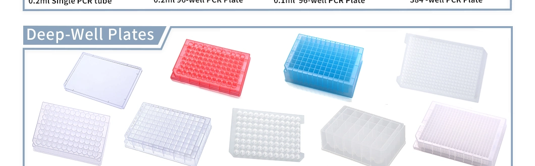 GEB 330ul Nature Pre-Sterilized LV-shape Low Retention Bottom Round 96 Well Cell Deep Well Plate Transparent Tapered Polypropylene Medical Bio Lab Consumables